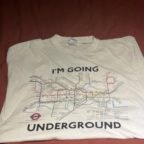 London underground T Shirt XL Pre owned - Picture 4 of 5
